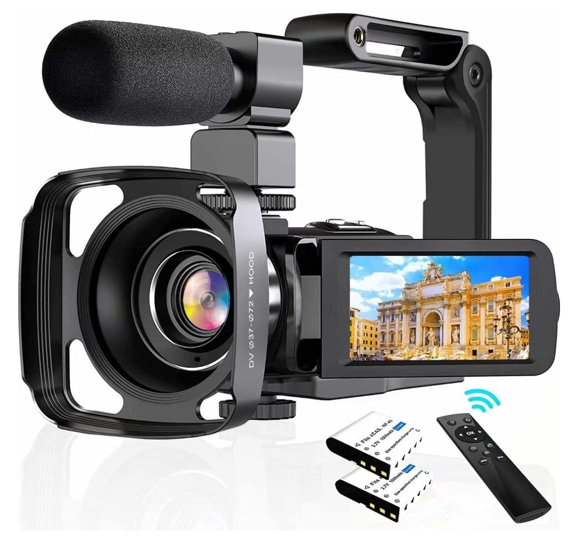 Caméra vidéo numérique version anglaise 27K HD 48 millions de pixels Caméra de voyage domestique