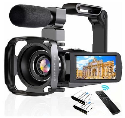 Caméra vidéo numérique version anglaise 27K HD 48 millions de pixels Caméra de voyage domestique