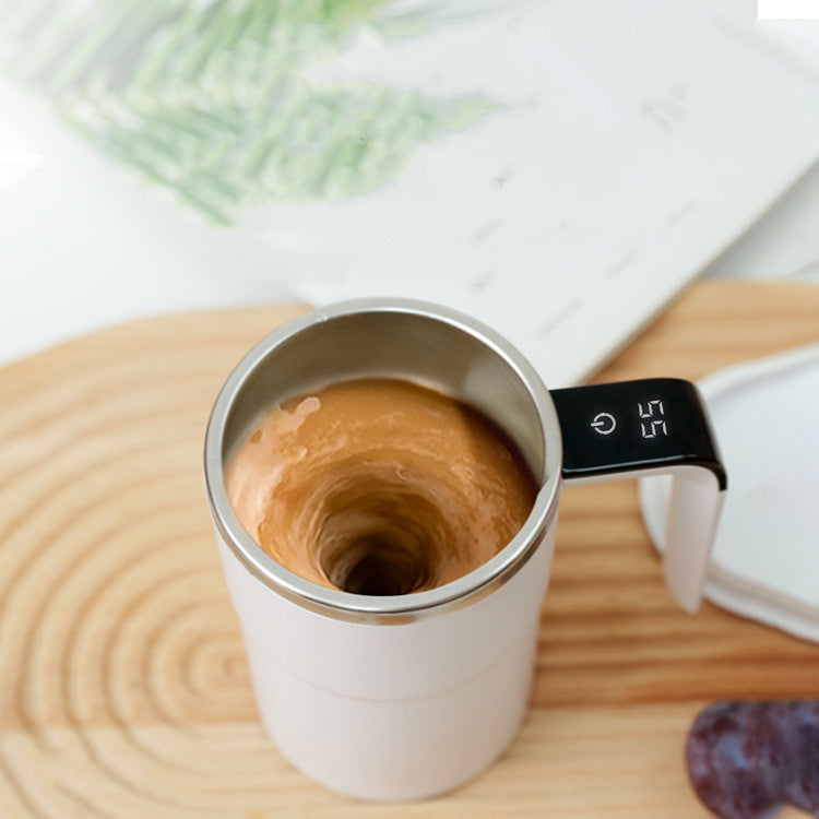 Tasse à café électrique magnétique automatique rechargeable USB IP67 Acier inoxydable étanche sans danger pour les aliments pour le thé de jus Milksha
