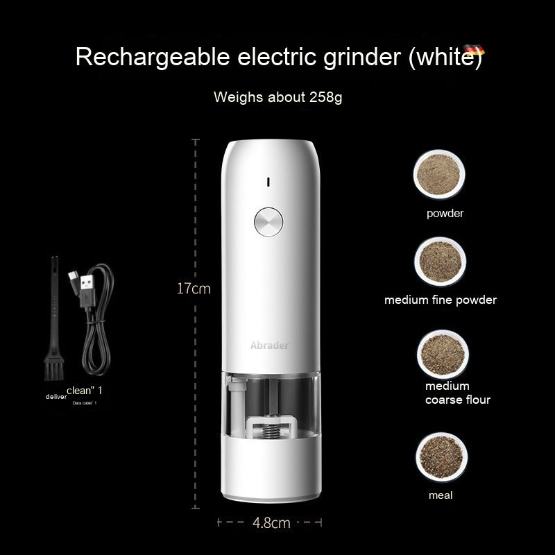Duo "Season-Master" – Moulins à Sel & Poivre Électriques Rechargeables USB