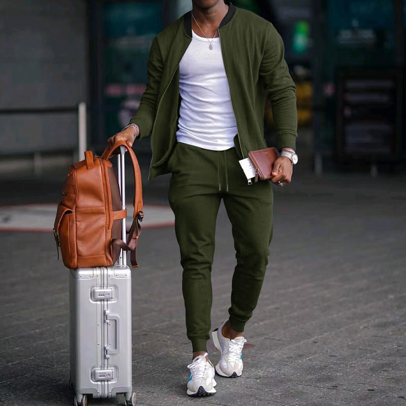 Ensemble "Motion-Flex" – Duo Sport & Casual, Haut Manches Longues et Jogging Ajusté