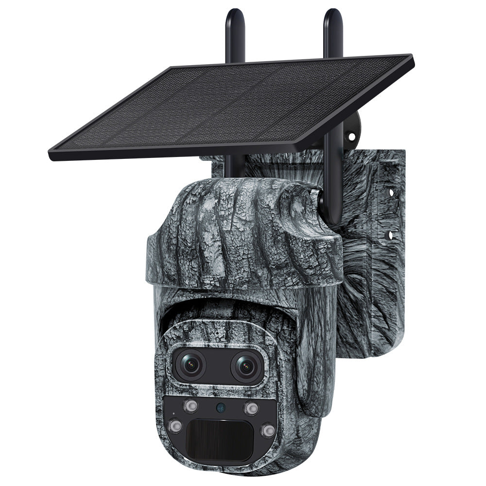 Caméra de vision nocturne HD 6 millions de caméra de vision nocturne HD à faible consommation d'énergie Caméra de camouflage solaire 4G