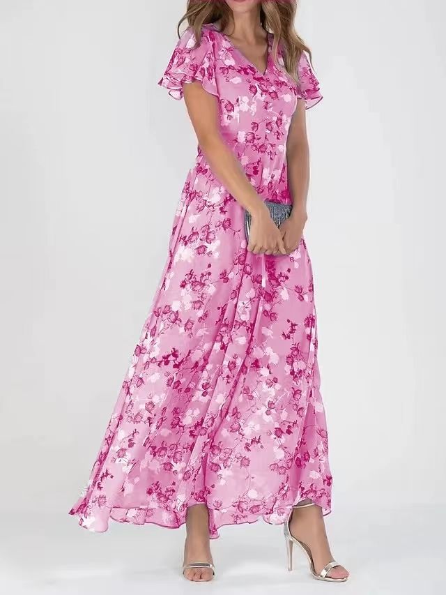 Robe Maxi "Flora" – Douceur de Mousseline & Imprimé Bohème