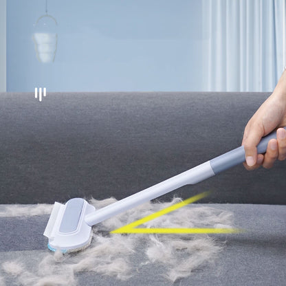 Brosse "Magic-Cleaner" 4-en-1 – Anti-Poils, Nettoyant Moustiquaires & Surfaces Textiles