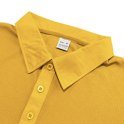Polo "Signature" Texturé – Col Zippé & Coupe Ajustée