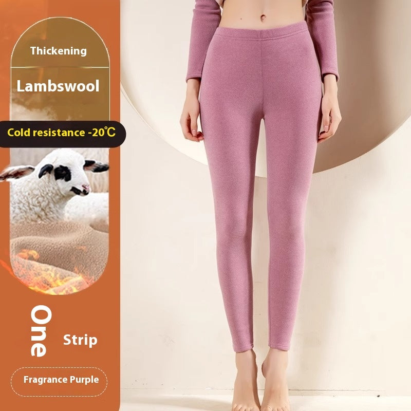 Legging "Luxury Warm" en Cachemire – Doublure Polaire & Effet Amincissant