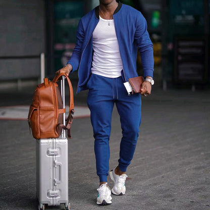 Ensemble "Motion-Flex" – Duo Sport & Casual, Haut Manches Longues et Jogging Ajusté