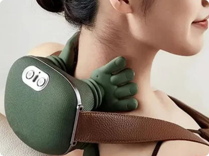 Masseur Cervical "Mains de Soie" – Technologie de Pétrissage 4D & Thermothérapie