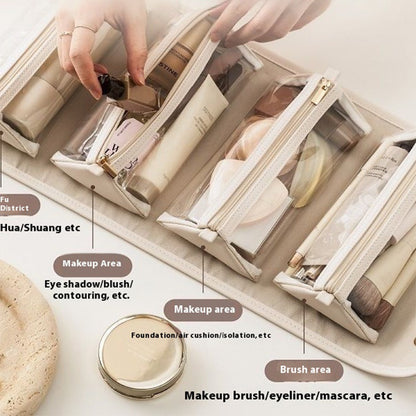 Trousse "Travel-Organize" – Sac à Cosmétiques Pliable & Imperméable
