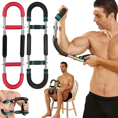 Barre de Résistance Multifonction "Iron Chest" – L'Allié Musculation Mobile