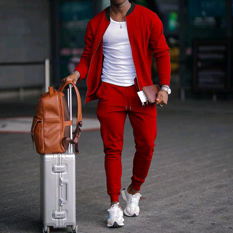 Ensemble "Motion-Flex" – Duo Sport & Casual, Haut Manches Longues et Jogging Ajusté