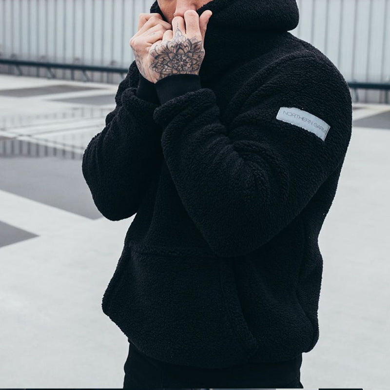 Hoodie "Teddy-Plush" – Sweat à Capuche Ultra-Doux & Grande Poche Kangourou