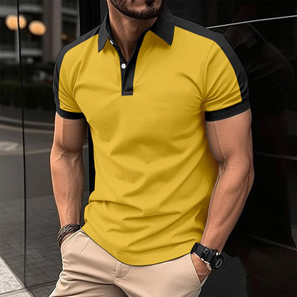 Polo décontractés d'été à manches courtes pour hommes plusieurs couleurs disponibles