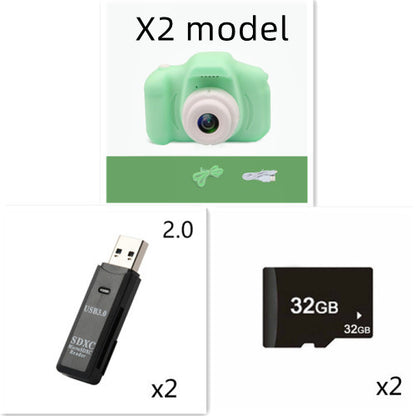 Titre Produit : Caméra Numérique "Little-Director" X2 HD – Vidéo 1080P, Jeux Intégrés & Design Antichoc