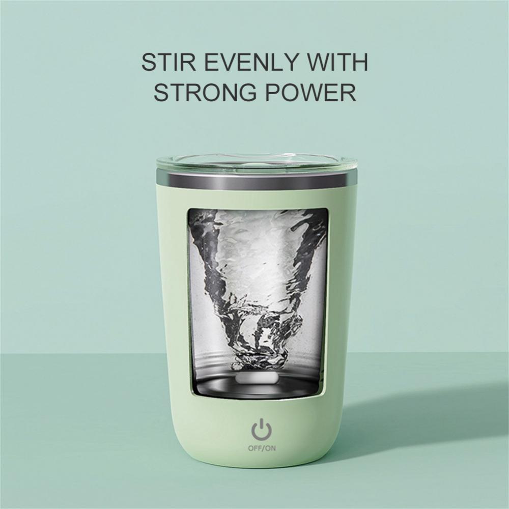 Tasse mélangeur automatique de 350 ml pour le jus, le café, le lait, en l'acier inoxydable,