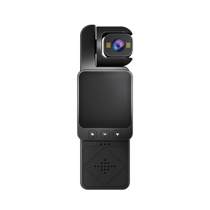Caméra "Action-Clip HD" – Objectif Rotatif 180°, Enregistrement Vidéo & Audio, Vision Nocturne