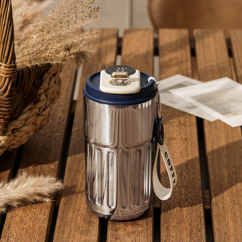 Thermos "Smart-Temp" 450ml – Affichage LED Tactile & Acier Inoxydable