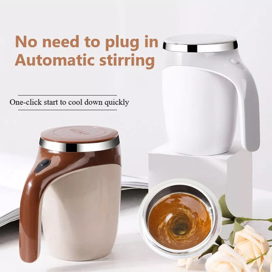 Tasse à remuer automatique Modèle rechargeable magnétique rotative