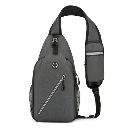 Sac de Poitrine "Urban Shield" – Rigide, Antivol & Port de Charge USB