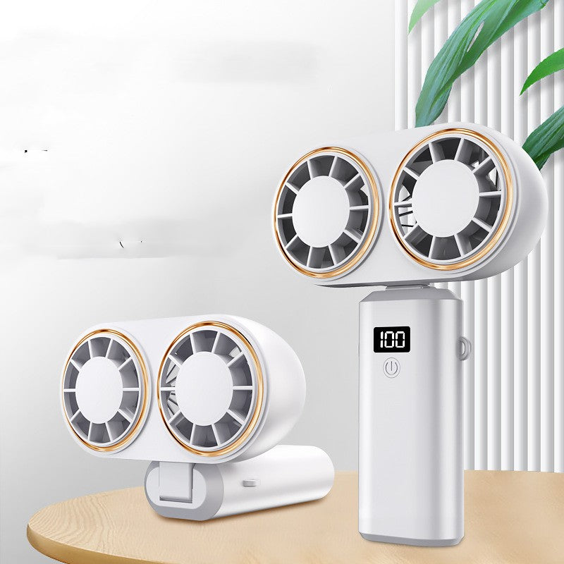 Ventilateur "BreezeControl" 3-en-1 – 5 Vitesses, Écran LED & Pliable