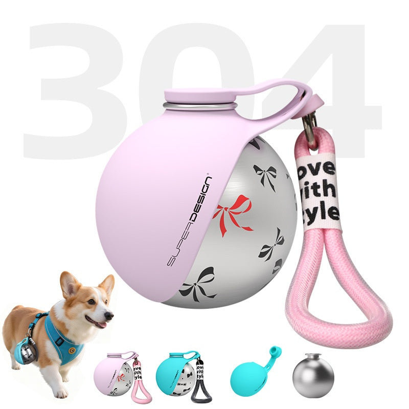 Bouteille d’eau pour petit chien Distributeur de boisson pratique pour chien Voyage pour chiot