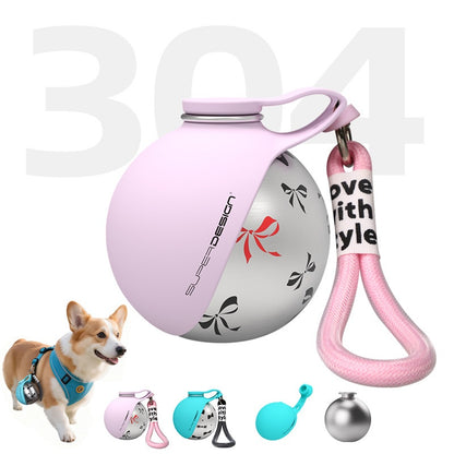 Bouteille d’eau pour petit chien Distributeur de boisson pratique pour chien Voyage pour chiot