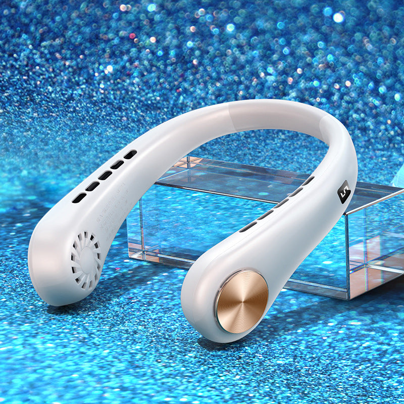 Nouveau Mini Ventilateur De Cou Portable Sans Lame Rechargeable