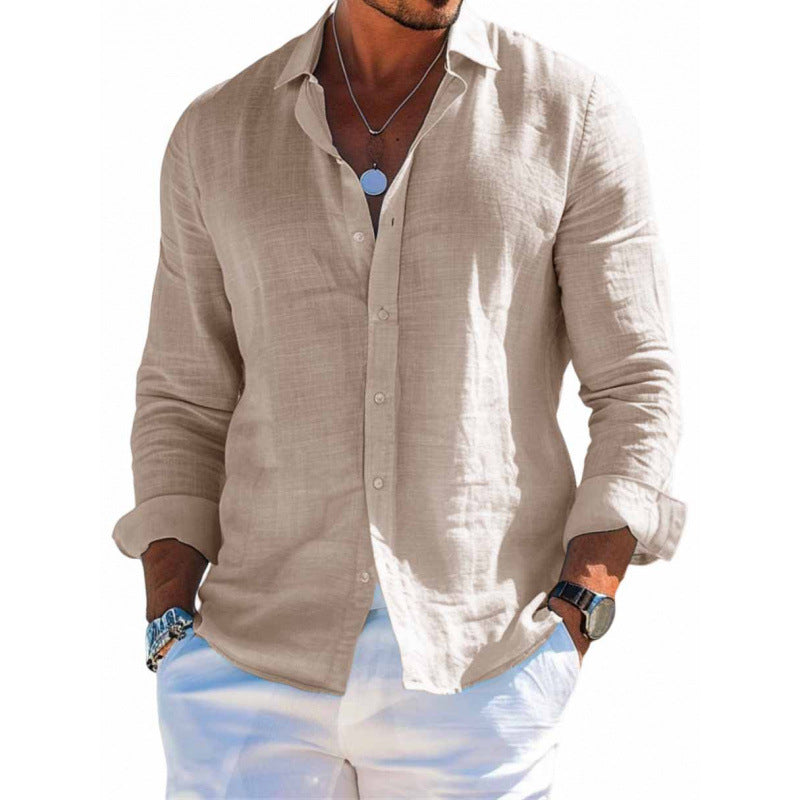 Chemise "Riviera" en Lin Premium – Coupe Ajustée & Respirante